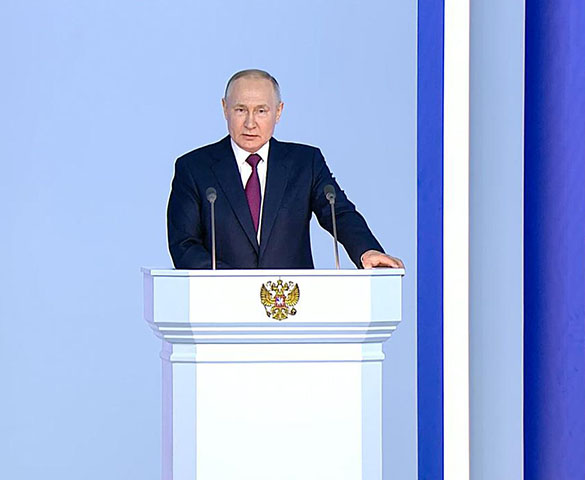 Путин выступил с обращением к Федеральному собранию - новости на сайте ...