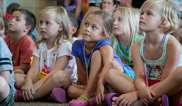 Дети в саду